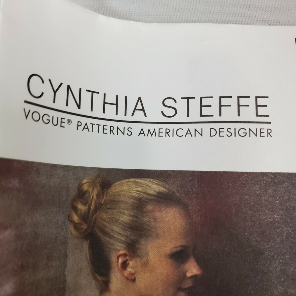 Vogue Sewing Pattern V1151 Cynthia Steffe Misses Dress Uncut Size AA 6-8-10-12 - Picture 2 of 6